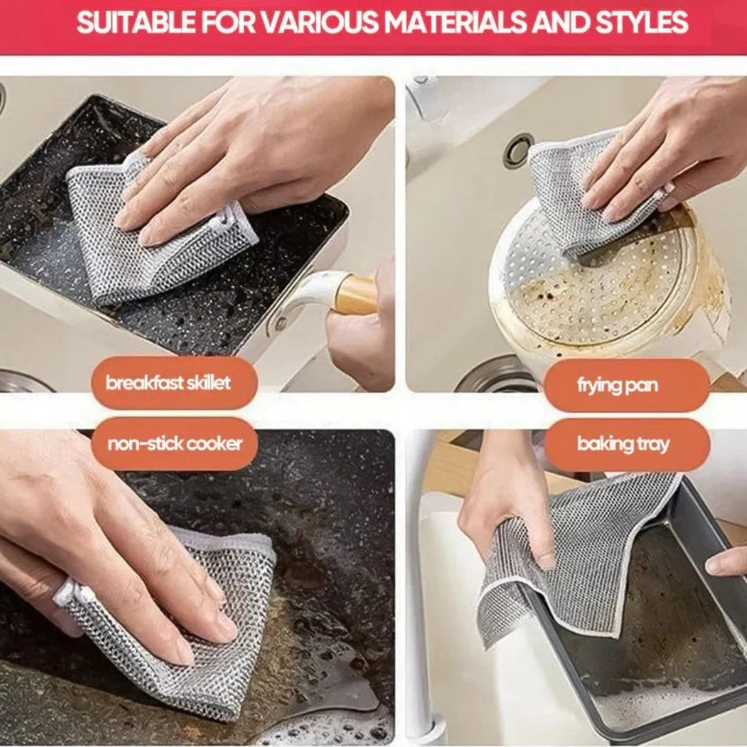 Multifunctional Non- scratch Wire Dishcloth (Buy 10 Get 10 Free)