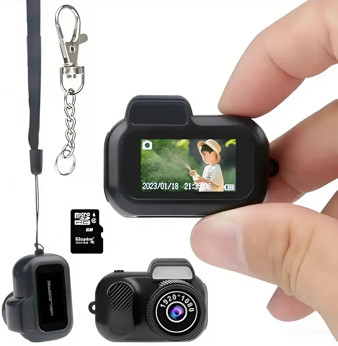 Mini Caméra Porte-Clés