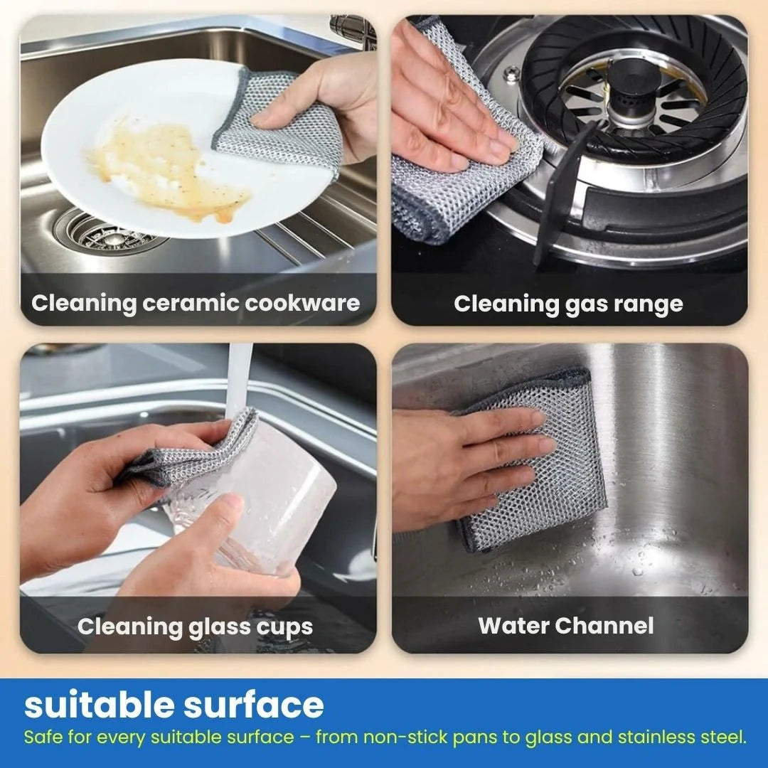 Multifunctional Non- scratch Wire Dishcloth (Buy 10 Get 10 Free)