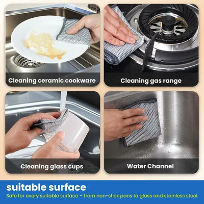 Multifunctional Non- scratch Wire Dishcloth (Buy 10 Get 10 Free)