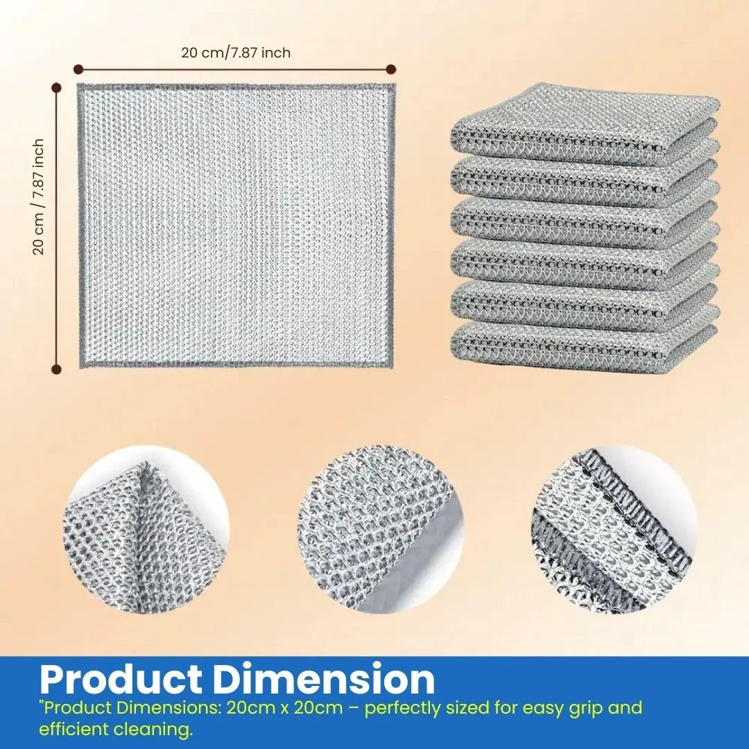 Multifunctional Non- scratch Wire Dishcloth (Buy 10 Get 10 Free)