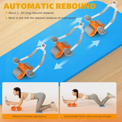 Core Abs Roller System | Double Wheel Stability | Total Core & Fitness Trainer