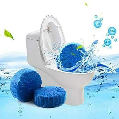 2 Tablettes Effervescentes Nettoyantes pour Toilettes