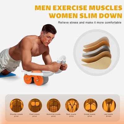 Core Abs Roller System | Double Wheel Stability | Total Core & Fitness Trainer