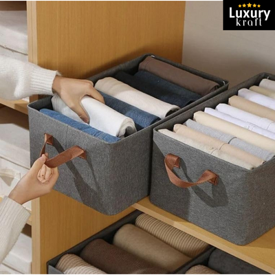 WardrobeBox™ Compact Foldable Organisers ( pack 4 piece )