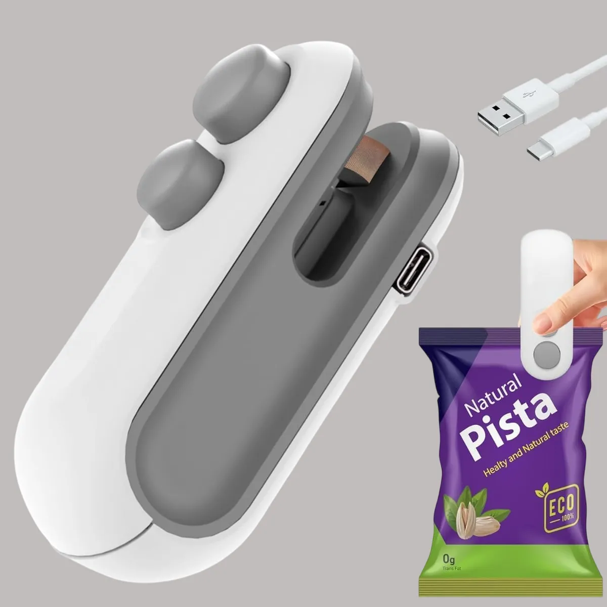 Portable Mini Sealing Machine Handheld Packet Sealer