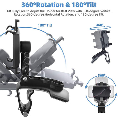Multifunctional Car Dashboard Phone Holder 360" Rotation (Buy 1 Get 1)🤩