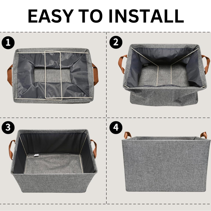 WardrobeBox™ Compact Foldable Organisers ( pack 4 piece )