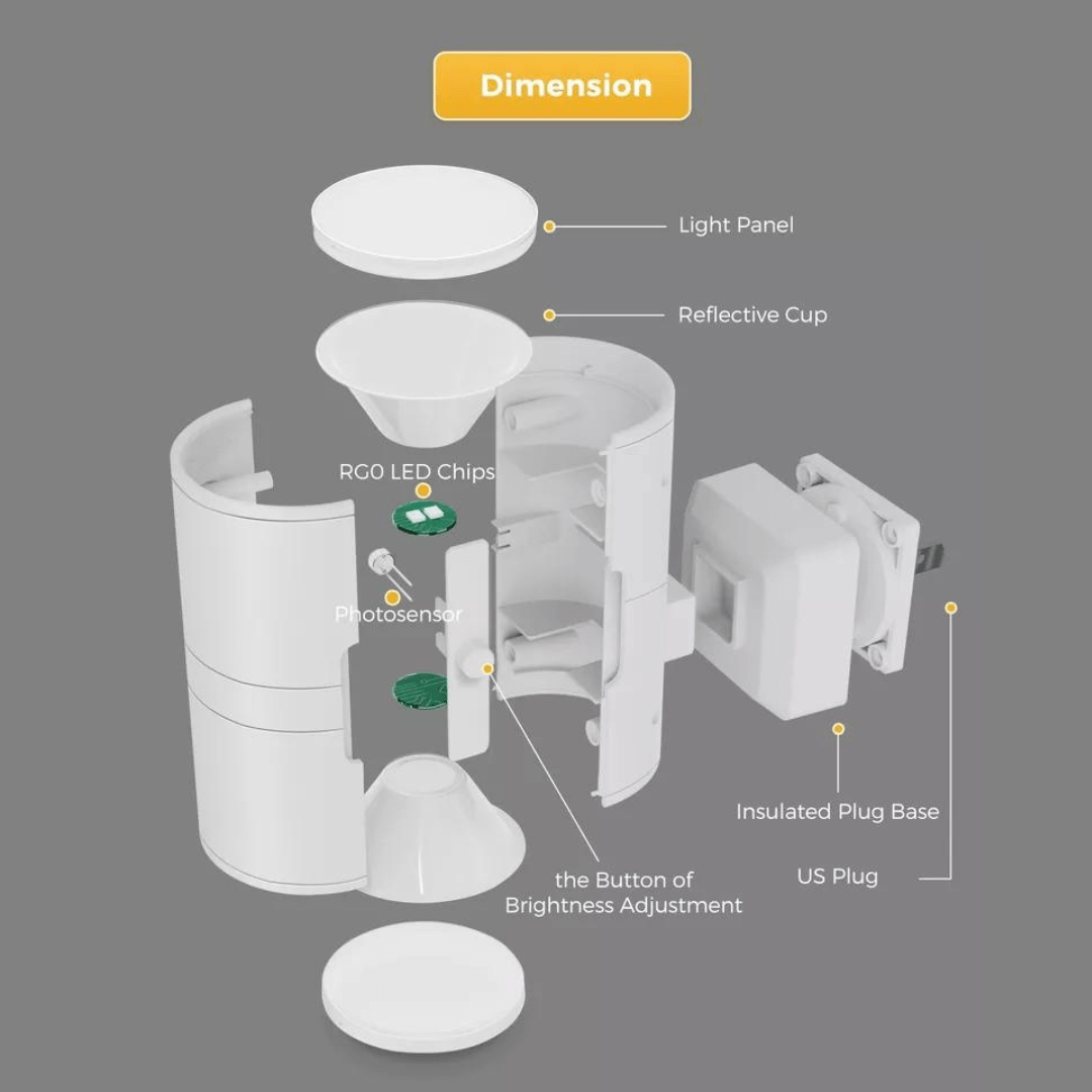 Modern Dimmable Sensor Night Light