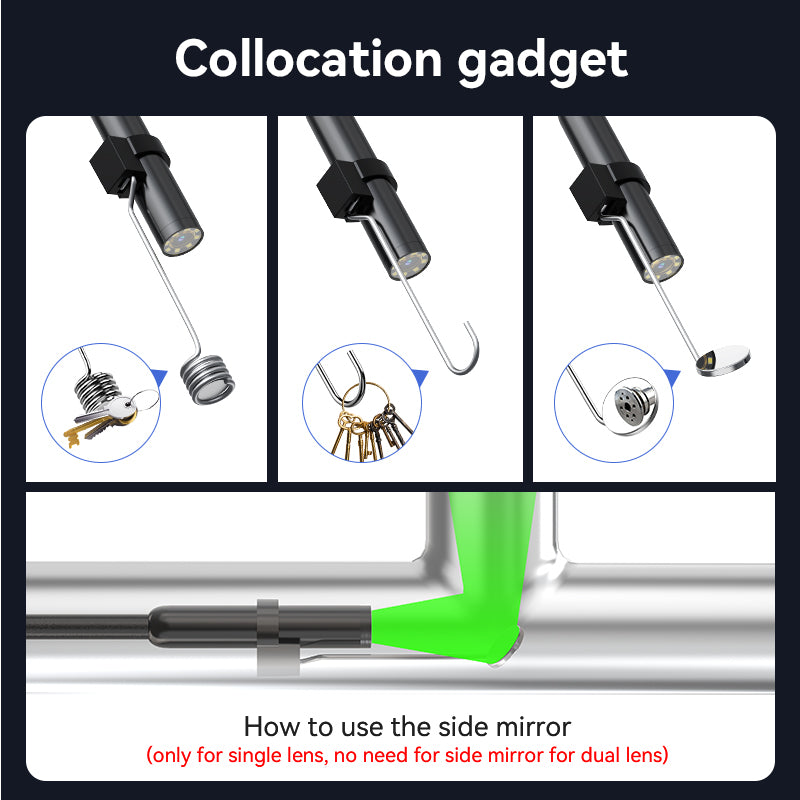 Caméra d’Inspection Plug & View avec Câble Flexible