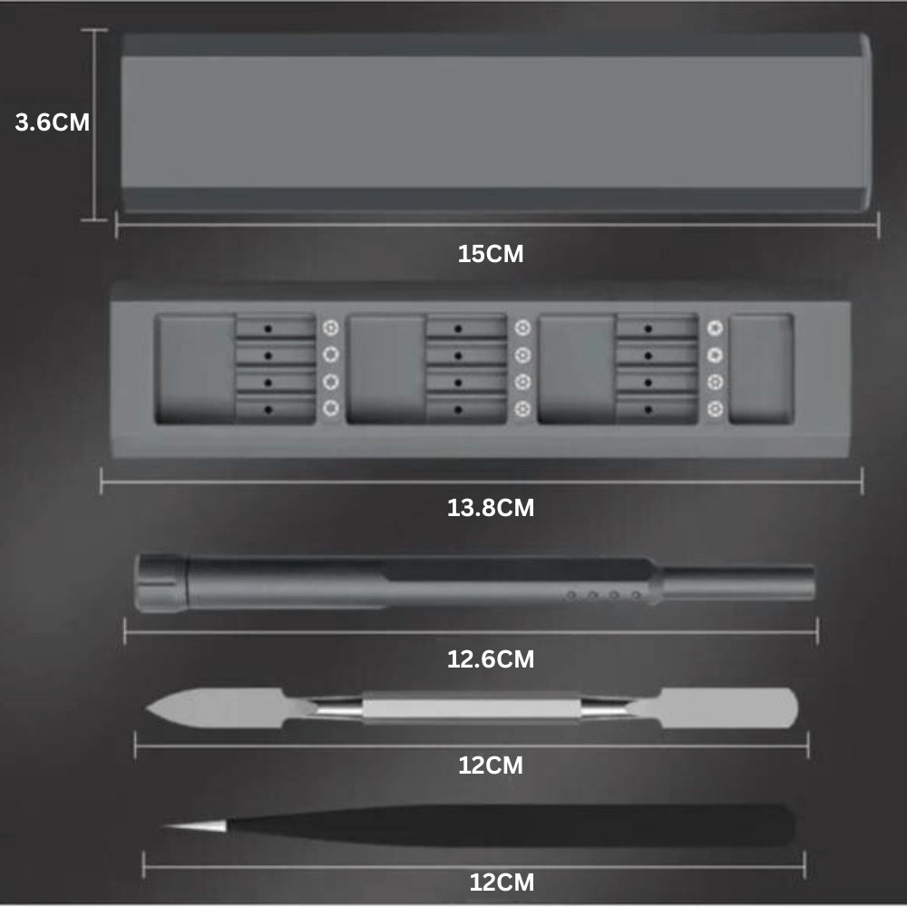 Kit de Tournevis de Précision 46-en-1