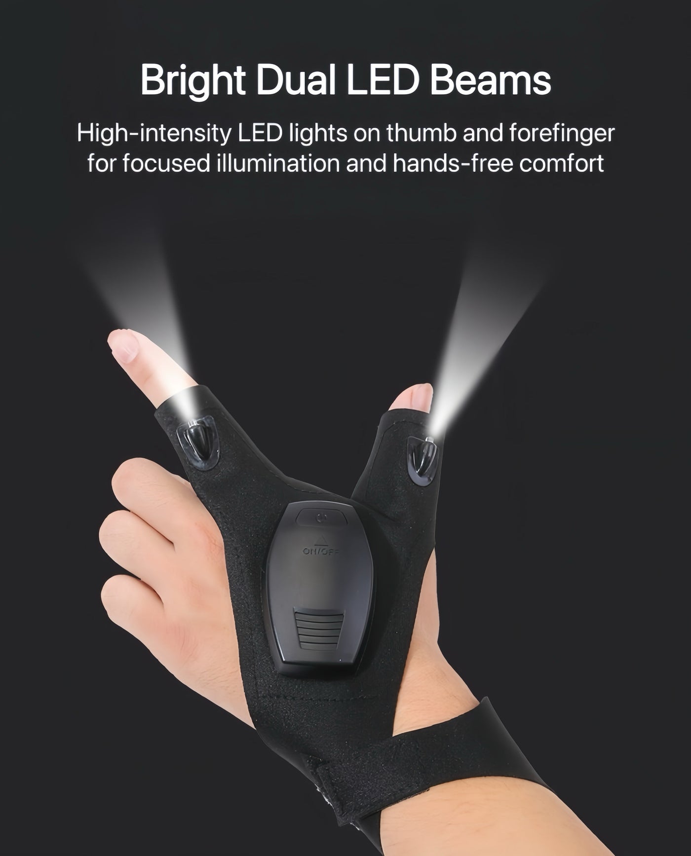 Gants Lampe de Poche Étanches