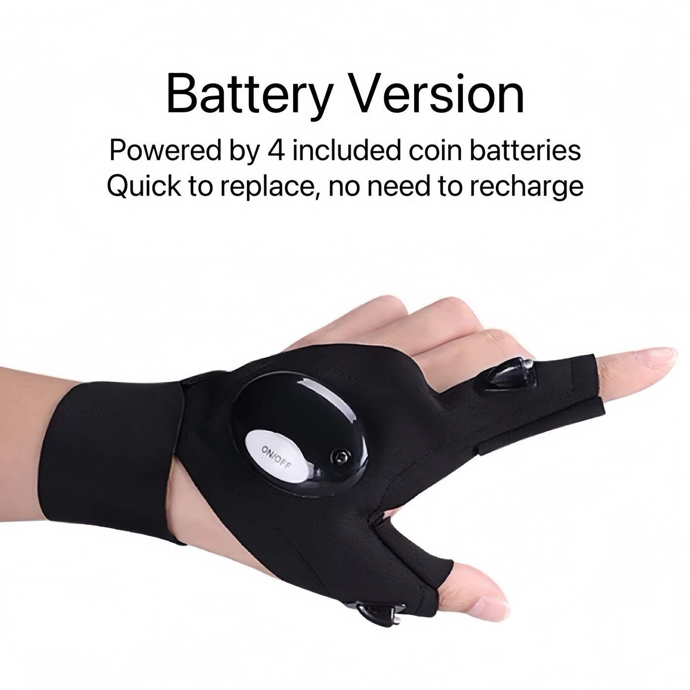 Gants Lampe de Poche Étanches