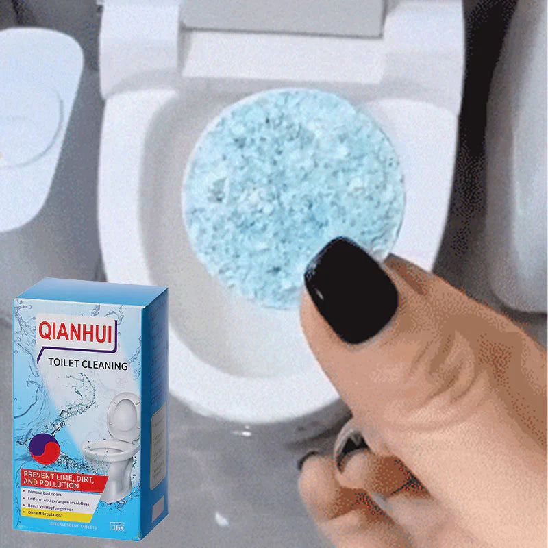 2 Tablettes Effervescentes Nettoyantes pour Toilettes