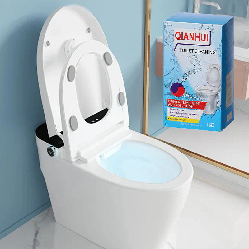 2 Tablettes Effervescentes Nettoyantes pour Toilettes
